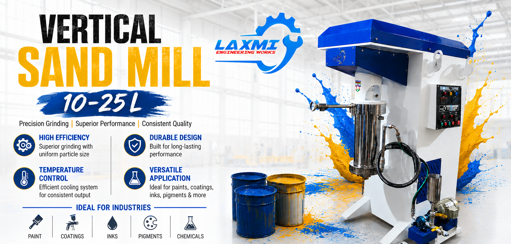 Vertical Sand Mill Machine Features